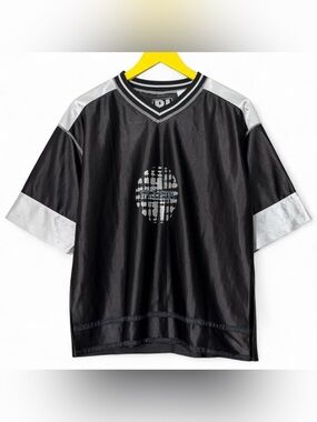 90s black & white PI Tech sportswear jersey Size M